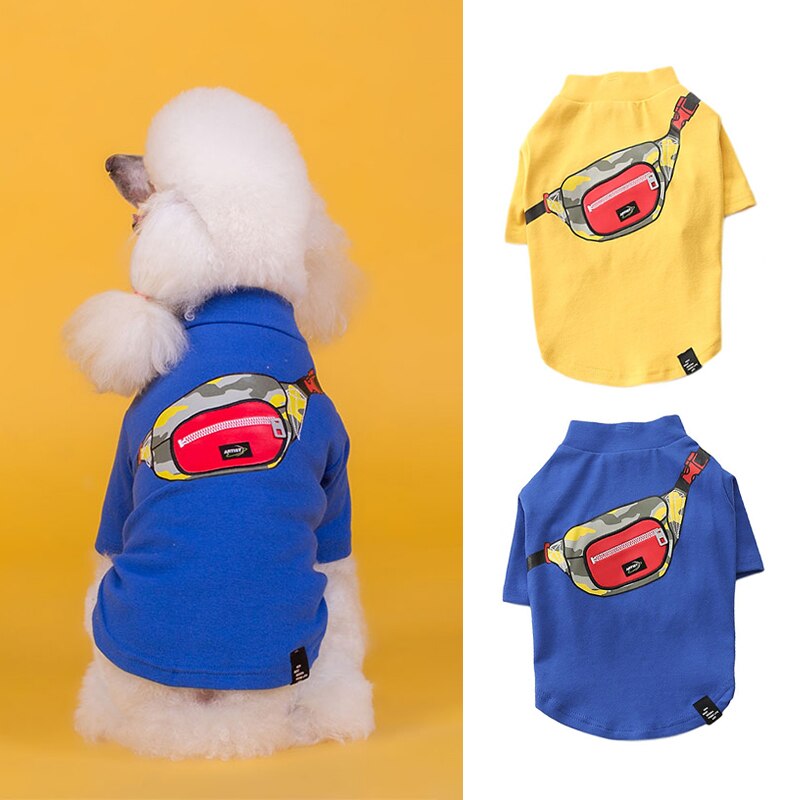 Schattige hondenkleding voor kleine honden winter hondenhoodie met tasdecoratie zacht warm hondenkostuum mopshond chihuahua puppykleding ropa perro
