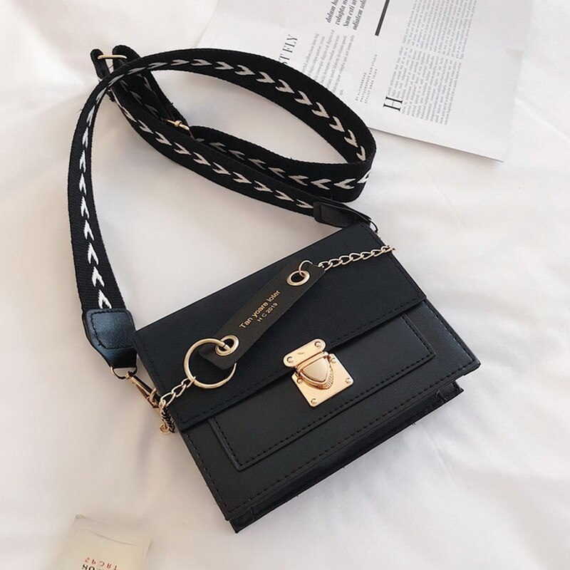 Mini Handtassen Vrouwen Mode Messenger Bag Brede Schouderriem Onderarm Zak Portemonnee Eenvoudige Stijl Crossbody Zakken Riem