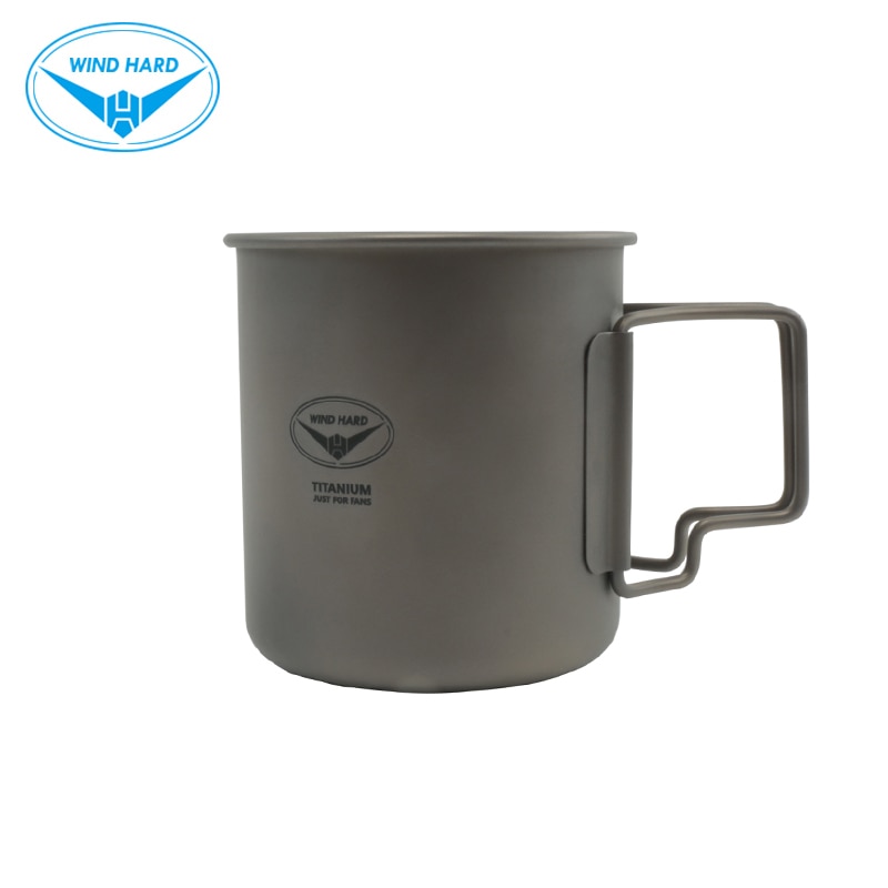 Wind Hard Outdoor Titanium Cup Servies Camping Cup Picknick Water Cup Mok Koffie 480 Ml