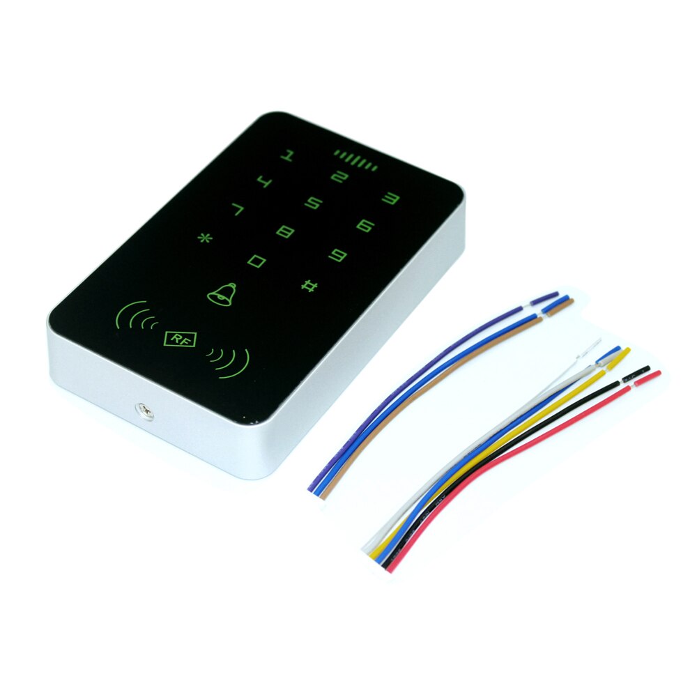125 khz rfid proximity kort digitalt tastatur adgangskontrol system dørlås controller rfid/em tastatur adgangskortlæser intet lys