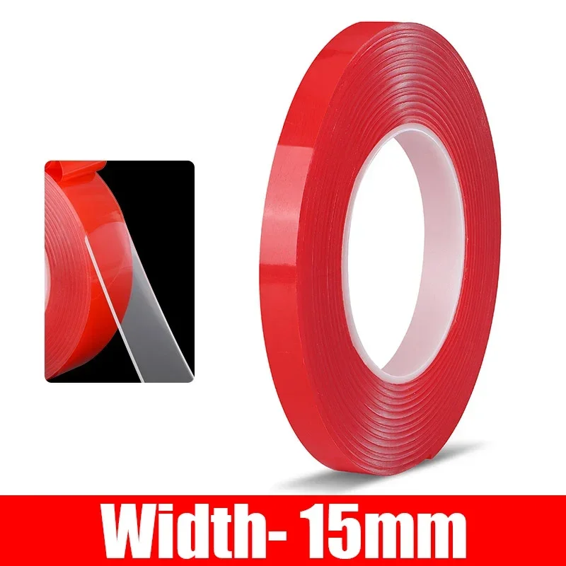 3–24 m doppelseitiges Klebeband, stärker Halt, transparent, waschbar, Nano, spurlos, wasserdicht, Aufkleber für Zuhause, Heimwerkerbedarf: Champagner / 5m