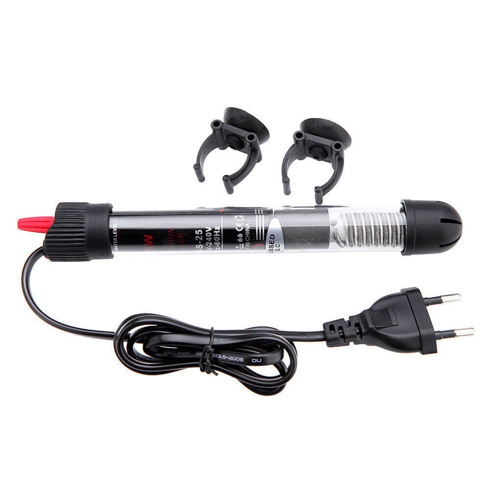 Mini Fish Tank Heater Submersible Adjustable Water Heater Stick 25/50/100/200/300W USJ99
