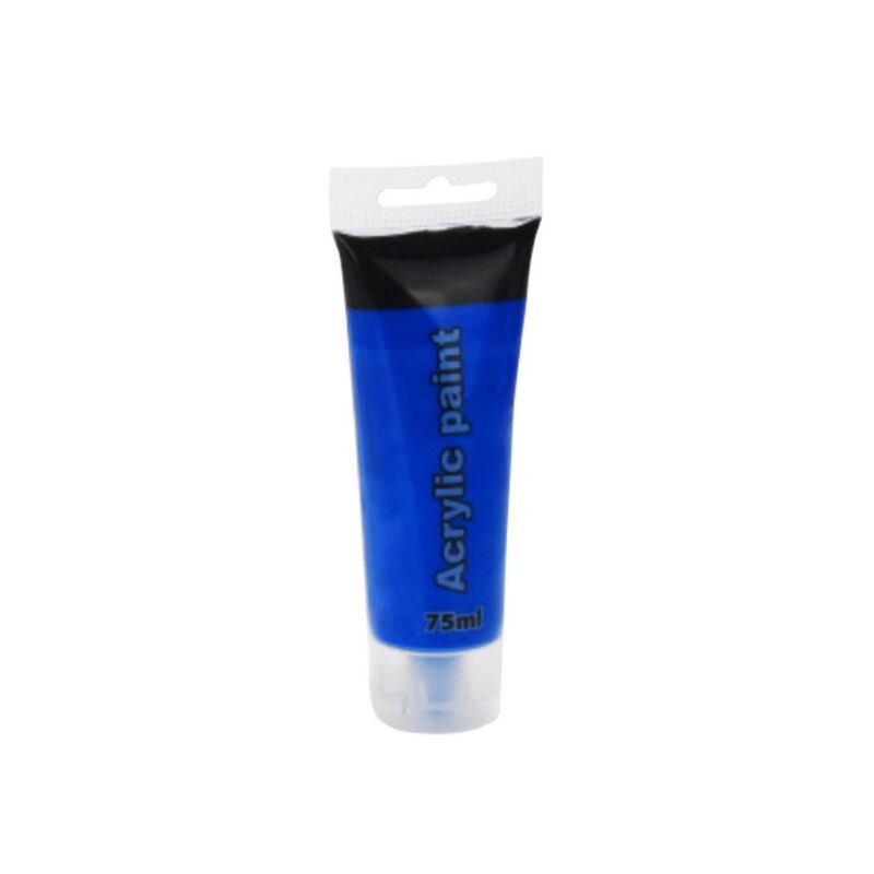 Peinture en tissu pour vêtements | Tuyau acrylique de 75ml peinture murale pour vêtements, fiber de clou Textile, peintures acryliques, grandes fournitures d'art