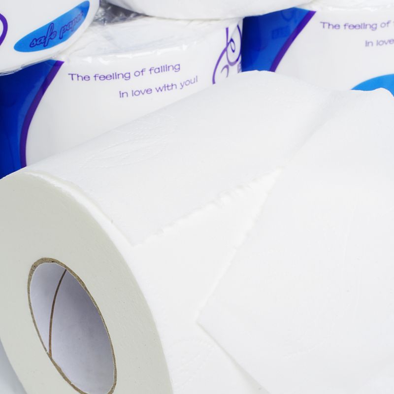 1 Pc Toilet Paper No Fluorescent Agent Soft Stronge 3-Ply Sheets Bath Tissue X7YB
