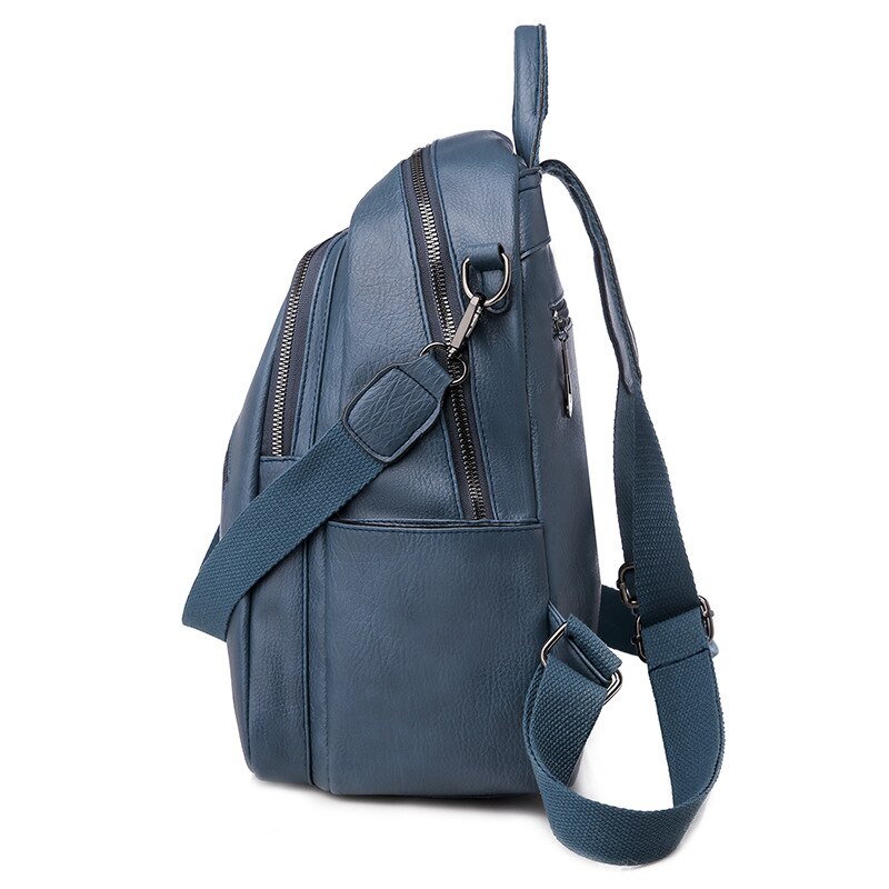 Vrouwen Rugzak Pu Leer Rugzak Voor Tienermeisjes Schooltas Grote Capaciteit Vrouwelijke Schoudertas Rugzak Mochila