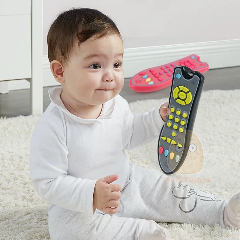 Baby Muziek Mobiele Telefoon Speelgoed Kleurrijke Elektrische Tv Afstandsbediening Leren Nummers Vroege Educatief Machine Speelgoed Voor Kinderen