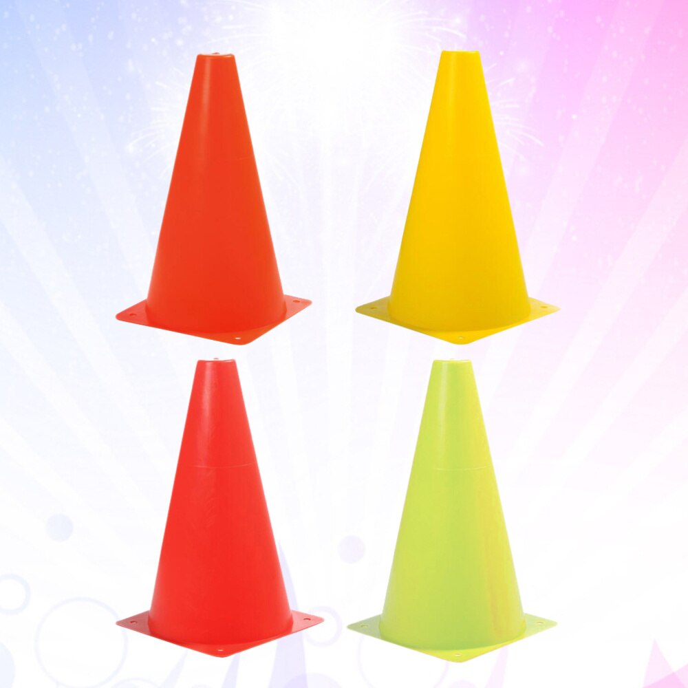 Barricata di traffico dell'attrezzatura di addestramento dei coni di calcio di sport del cono del blocco stradale 12pz per pattinaggio a rotelle