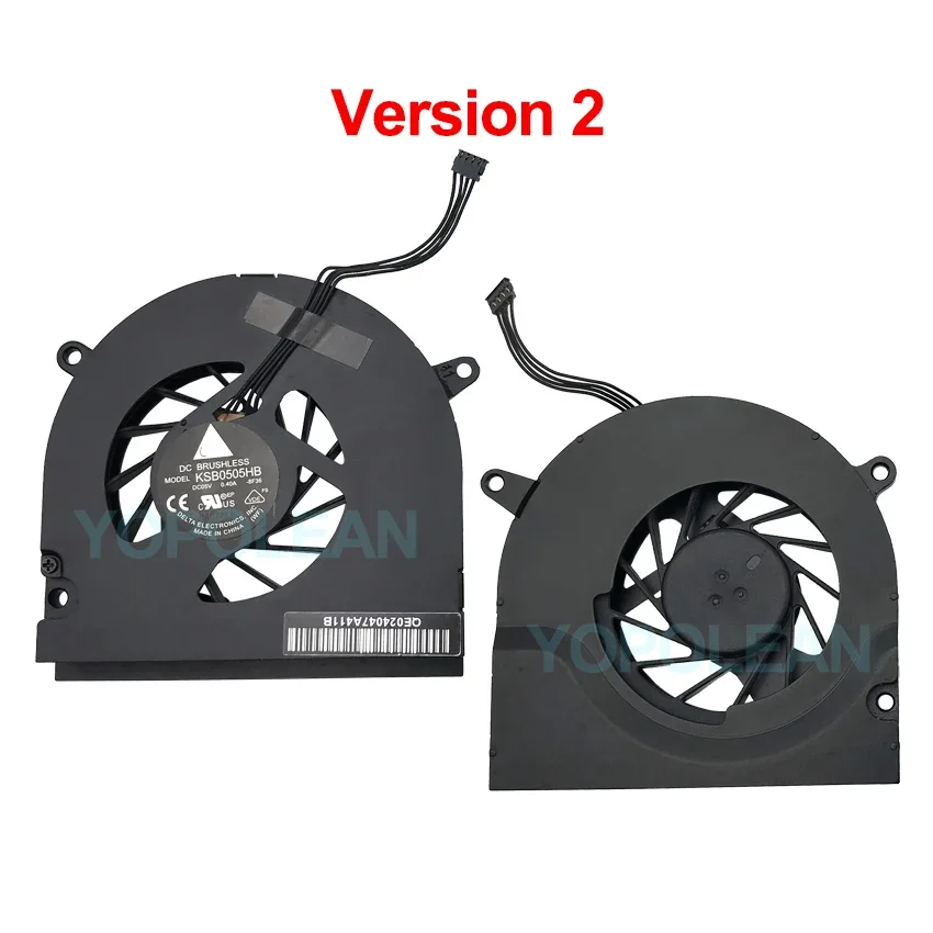 Oryginalny wentylator procesora laptopa dla Macbook Pro 13 "wentylator A1278 2008-2012 ZB0506AUV1-6A
