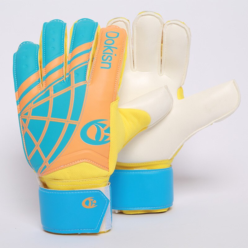 Nuovi guanti da portiere di calcio guanti da portiere per allenamento di calcio guanti da portiere in lattice antiscivolo resistenti all&#39;usura: DKS835 yellow / 10