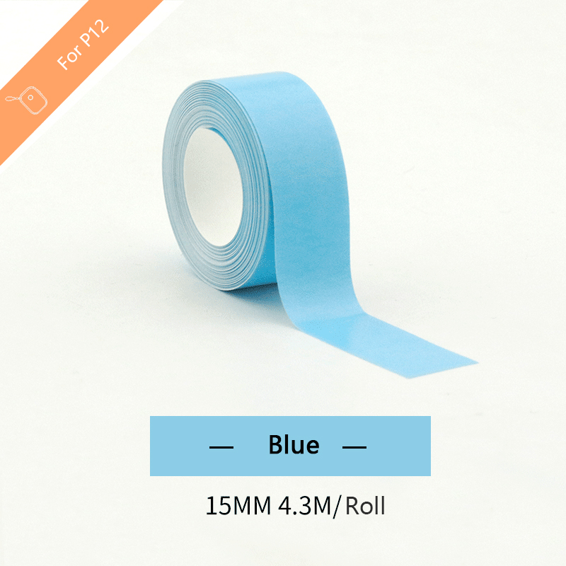 1Roll white transparent label sticker Label Maker Paper for P12 P15 P50 Phomemo Q30 D30 label printer Name Sticker Thermal label: LM