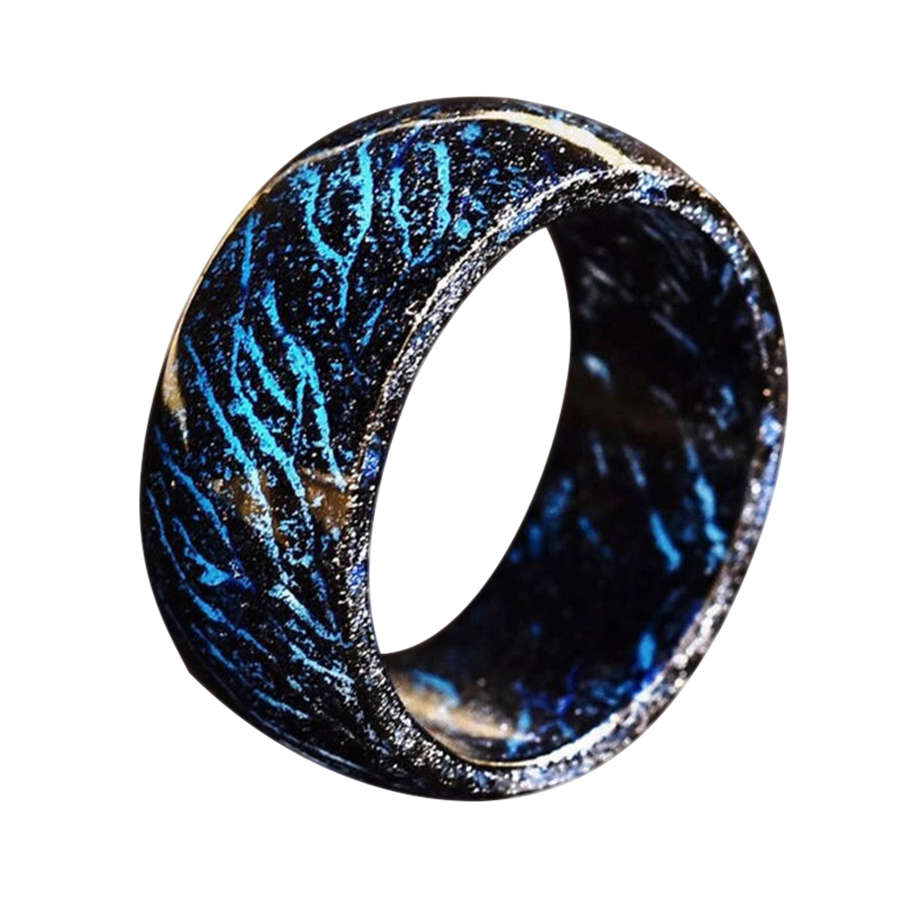 Bagues lumineuses pour fissures, anneau lumineux brillant dans la nuit, bijoux unisexe, décoration pour femmes et hommes