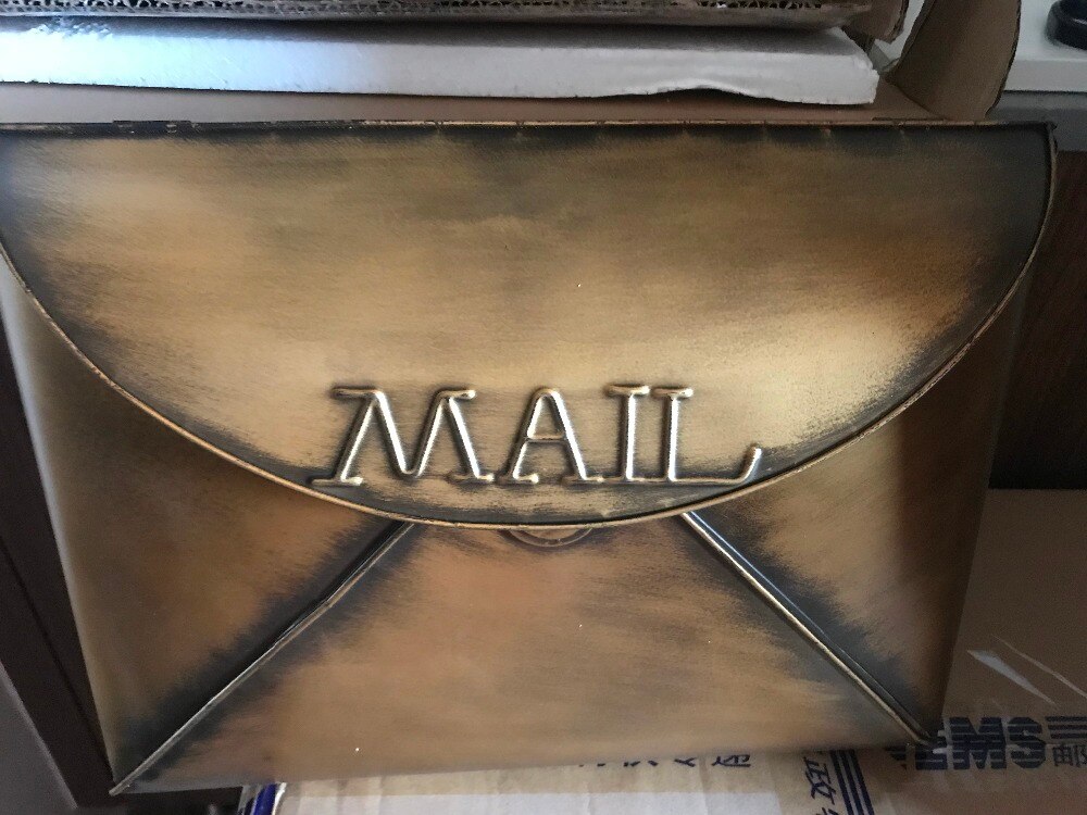 industrial retro wall antique handcrafted metal Mailbox