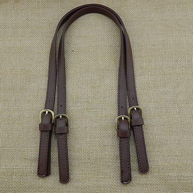 YESIKIMI 67-71CM réglable 1 paire poignées de sac bricolage sac ceinture fendue en cuir Bolsa accessoires remplacement sac bandoulière sangles