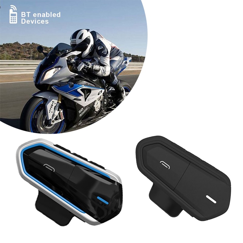 QTB35 Waterdichte Motorhelm Bluetooth Headset Draadloze Handsfree Moto Headset Muziek Helmen Handsfree Bellen Fm MP3