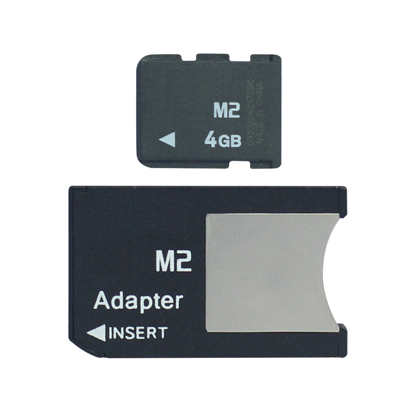 Real Capaciteit M2 Geheugenkaart Memory Stick Micro Camera Telefoon Kaart Met M2 Card Adapter MS PRO DUO Kaartlezer geheugen Converter