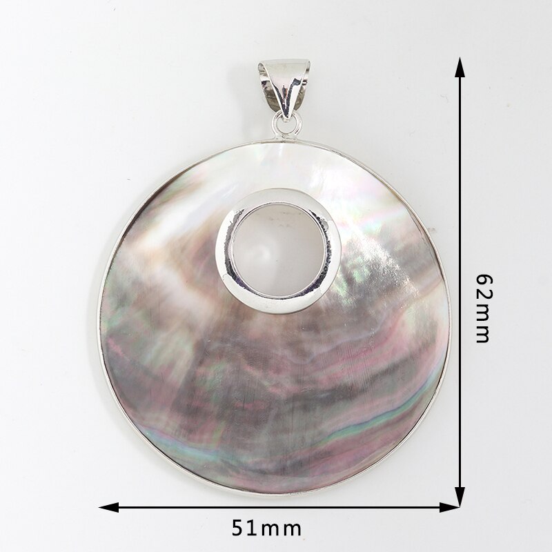 XINYAO Mother Of Pearl Natural Sea Shell Pendant Abalone Paua Shell Pendants Charms Accessories DIY Jewelry Making Supplies: Pendant 7