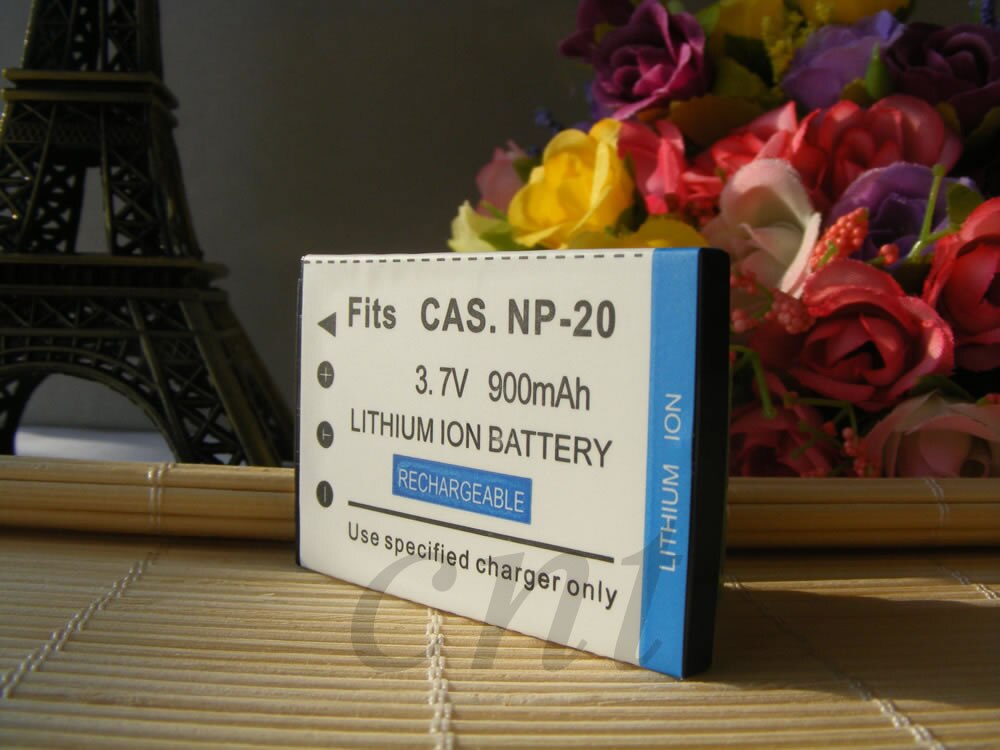 NP-20 900 Mah Oplaadbare Batterij Voor Casio EX-Z12 EX-Z3 EX-Z4 EX-Z5 Li-Ion