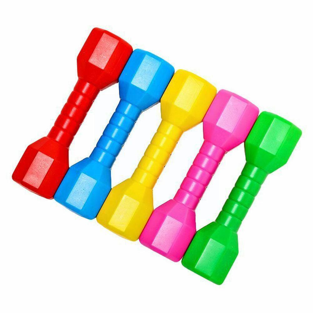 1pcs Kids Fitness Equipment Kindergarten Pe Exercise Dancing Fitness Exercise Weights Props Hand Dumbbells Home Children's K2e7