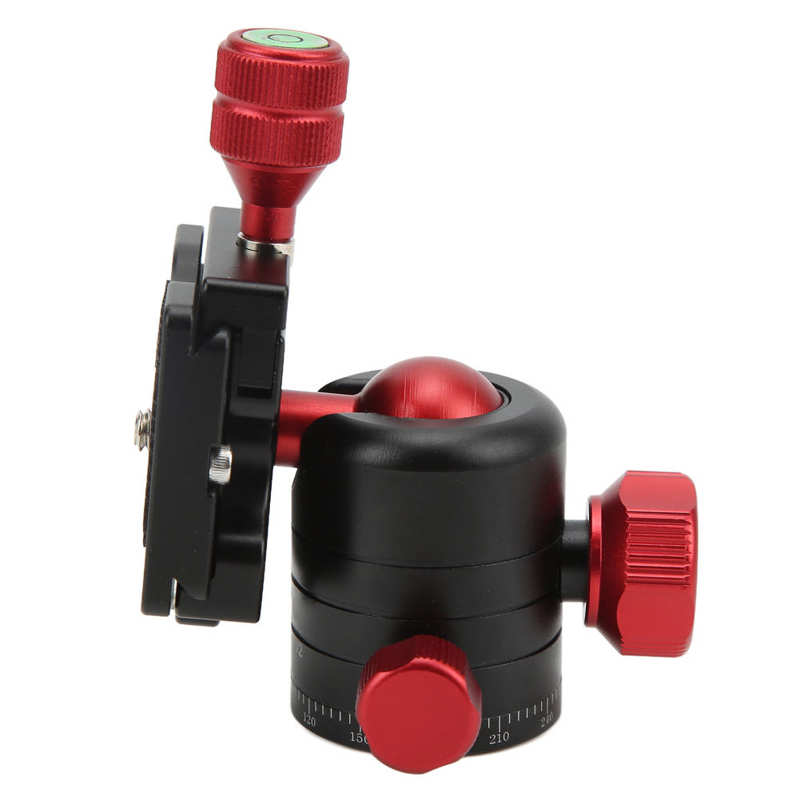 Tripod Ball Head Anti Slip Rubber Pads 360° Swivel Tripod Ball Head for Camera