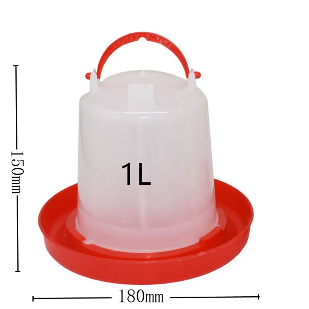 1 sztuk 1KG poidło dla kurcząt/podajnik kogut kura picie czajnik urządzenie robić karmienia zwierząt gospodarskich drób karmienie sprzęt robić podlewania: 1L
