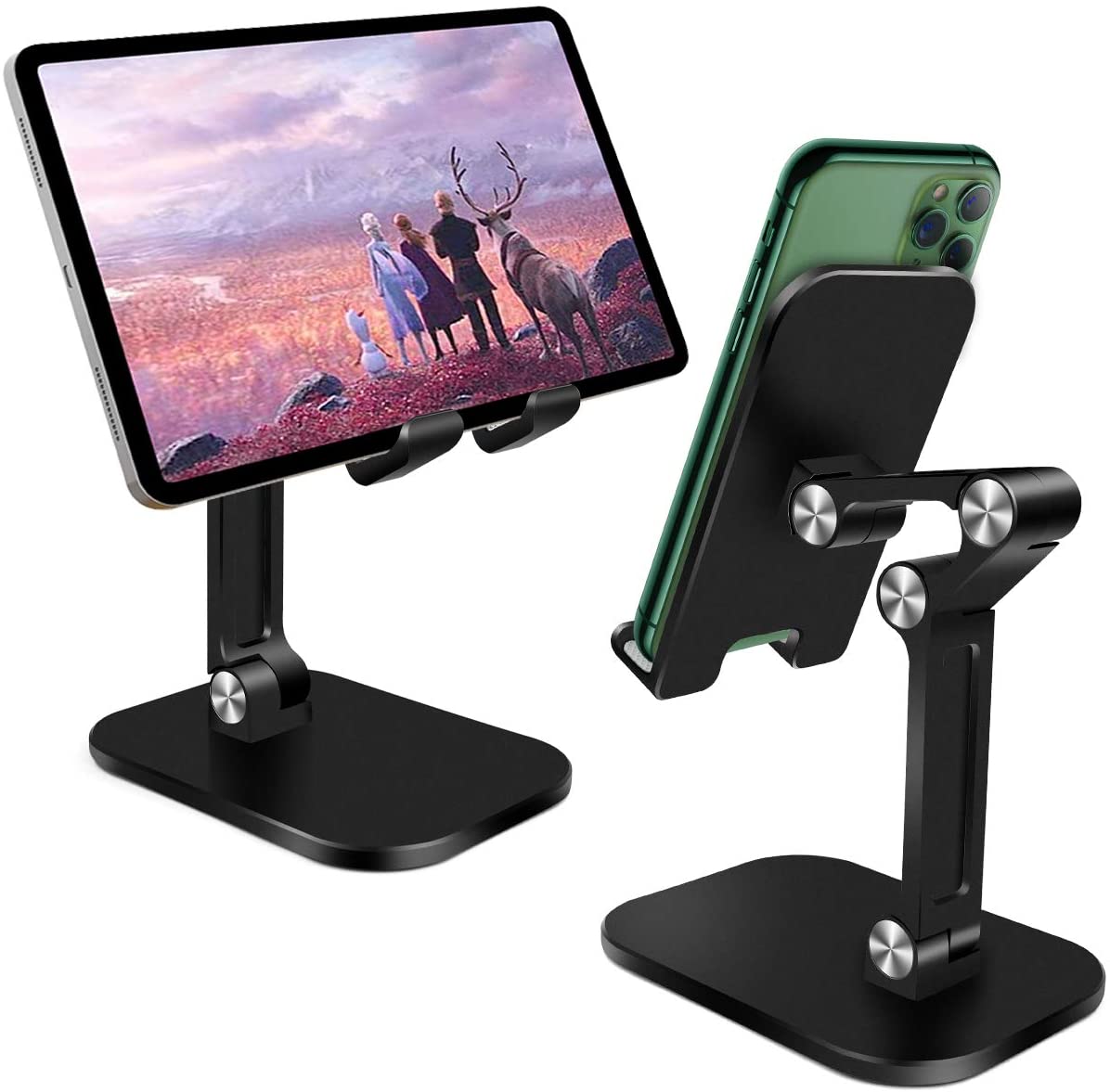 Tryone Soporte Movil Teléfono - Soporte Flexible con Brazo de Cuello de Cisne para Serie iPhone /Celulares Samsung/Huawei/Google Pixel y Más, 70 cm de Longitud en Total: Soporte Movil Mesa