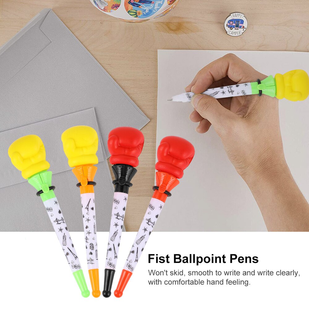 6 uds puño bolígrafo plumas Chic escribir bolígrafo material de papelería para estudiantes
