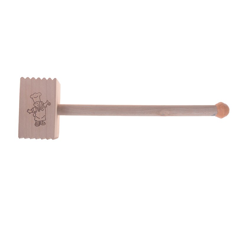 1 sztuk wysokiej jakości drewna narzędzie kuchenne metalowe mięwięc stek wołowiny wieprzowina kurczaka młotek