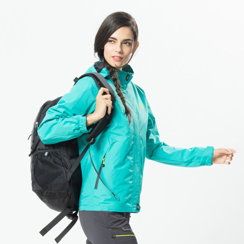 Veste de plein air pour femme, coupe-vent, imperméable, pour randonnée, manteaux de sport, printemps