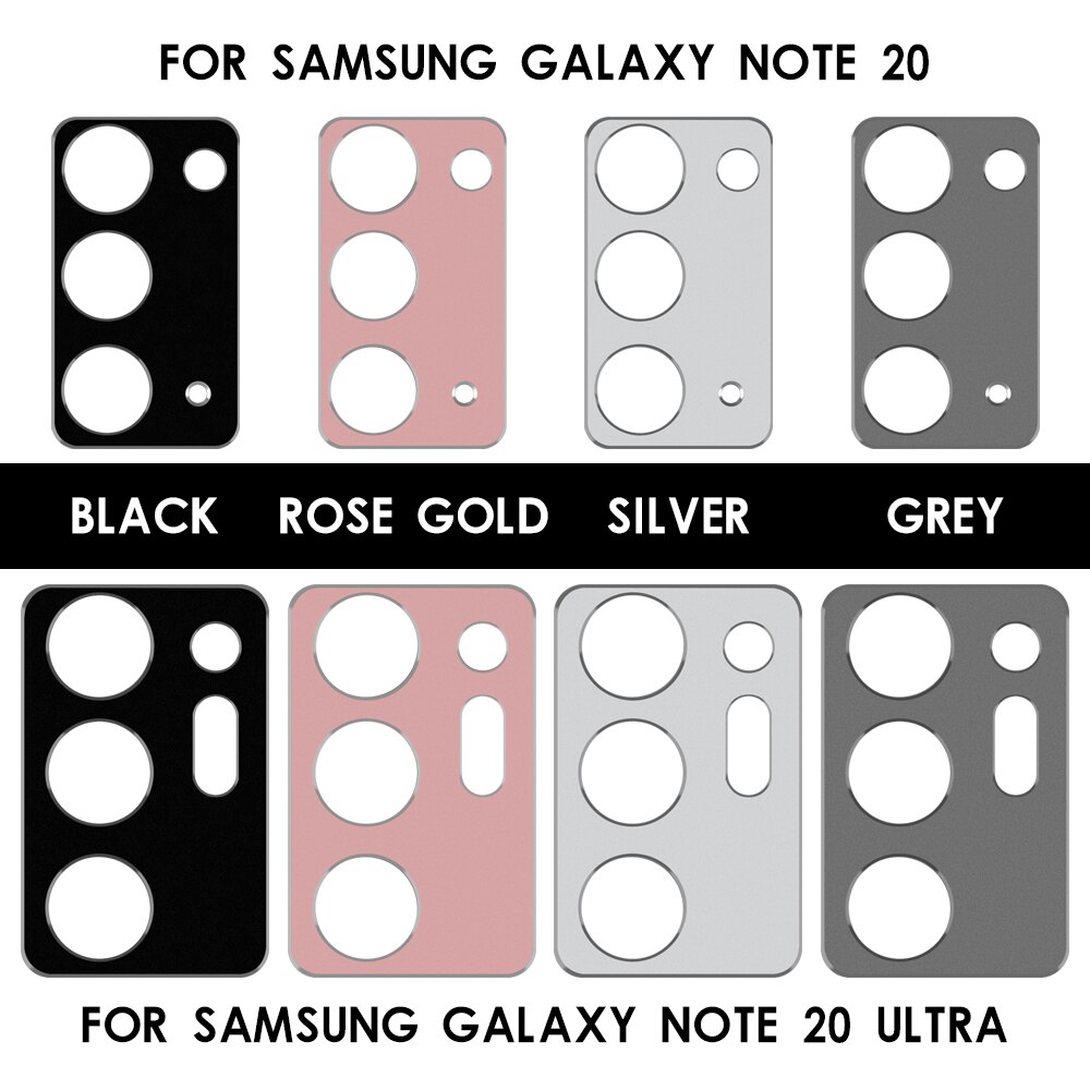 In Lega di alluminio a prova di Graffio Copertura Della Macchina Fotografica per Samsung Galaxy Note 20 20 Ultra Pellicola Protettiva Dello Schermo Obiettivo di Foglio di Protezione