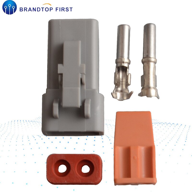 2 Pin DTP Series Male Female Waterproof Electrical Auto Connector DTP06-2S DTP04-2P for Deutsch: DTP06-2S