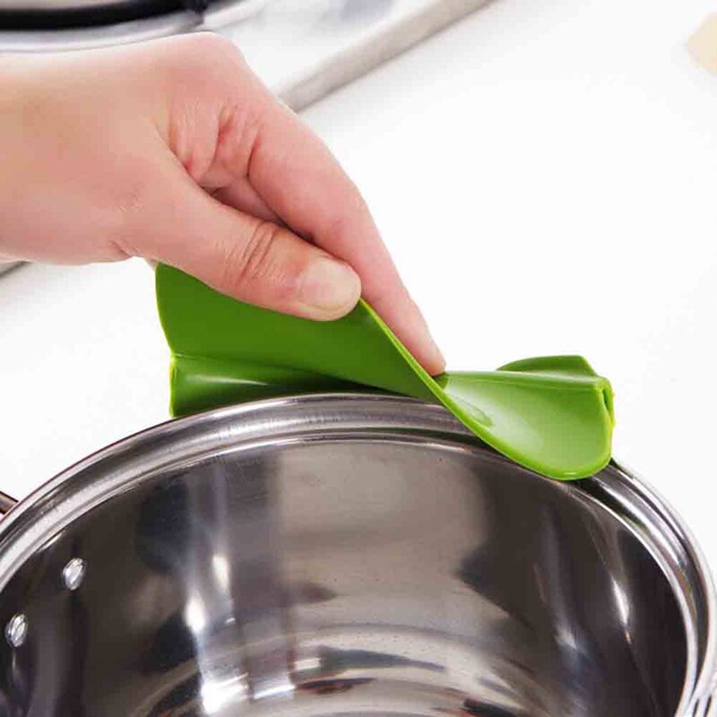 Kreative Anti-spill Silikon Slip Auf Gießen Suppe Auslauf Trichter für Töpfe Pfannen und Schalen und Gläser Küche Gadget werkzeuge