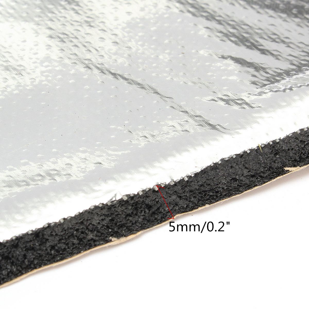 Car Truck Firewall Heat Sound Deadener Insulation Mat Noise Insulation Wool Car Heat Sound Thermal Proofing Pad 400x100cm 5mm