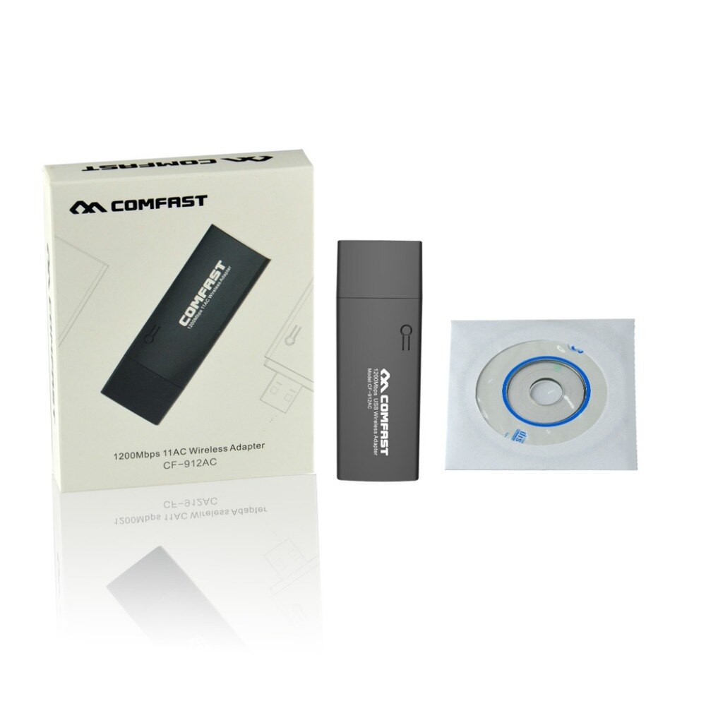 COMFAST 1200mbps Wifi Adapter 5.8G + 2.4G Usb 3.0 Port Wireless Network Card PC Wifi Receiver Wifi Dongle 802.11ac CF-912AC