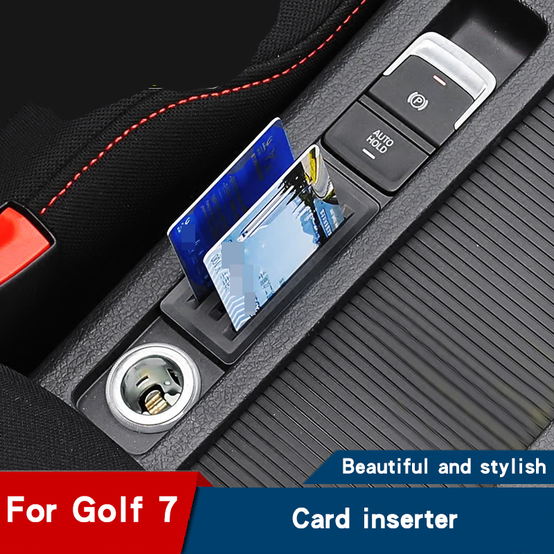 Auto Opbergdoos Voor Volkswagen Golf 7 MK7 7.5 MK7.5 Interieur Wijziging Card Afwerking Box Accessoires