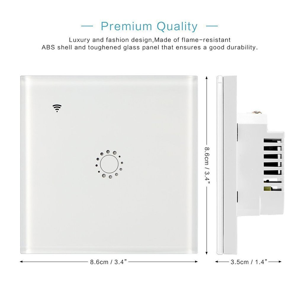 Smart Wifi Fernbedienung Touch Wand Schalter Smart Voice Control Handy APP Fernbedienung Schalter