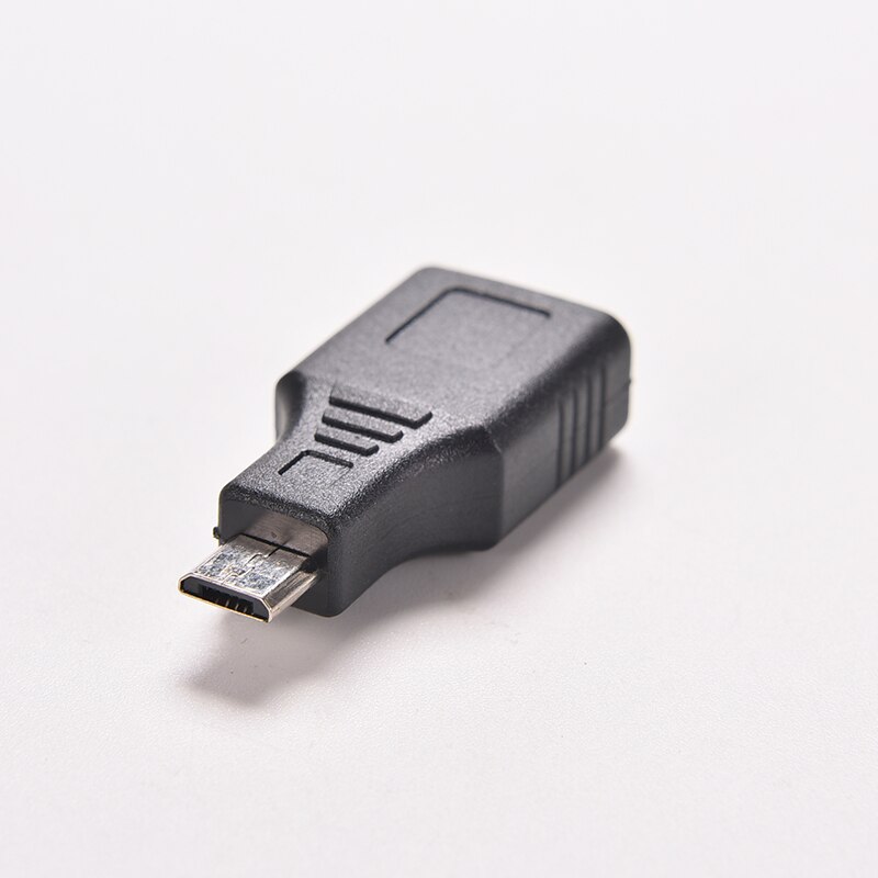 Mini usb usb 2.0 a hona till mikro / mini usb  b 5- stifts hankontakt otg värd adapter omvandlare kontakt upp  to 480 mbps svart: Mikro-usb