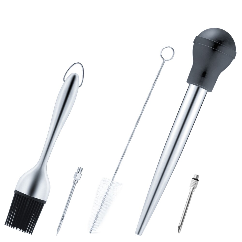 Silikonölbürste Basting BBQ Gebäckölbürste Truthahn Baster Barbecue