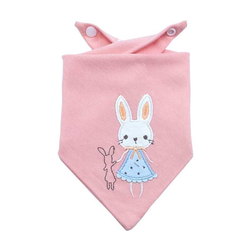 Slabbers Katoen Borduren Babyvoeding Schort Driehoek Bib Meisje Jongen Voeden Sjaal Slabbetjes Burp Doek Bandana Speeksel Handdoek: CZJ005B4