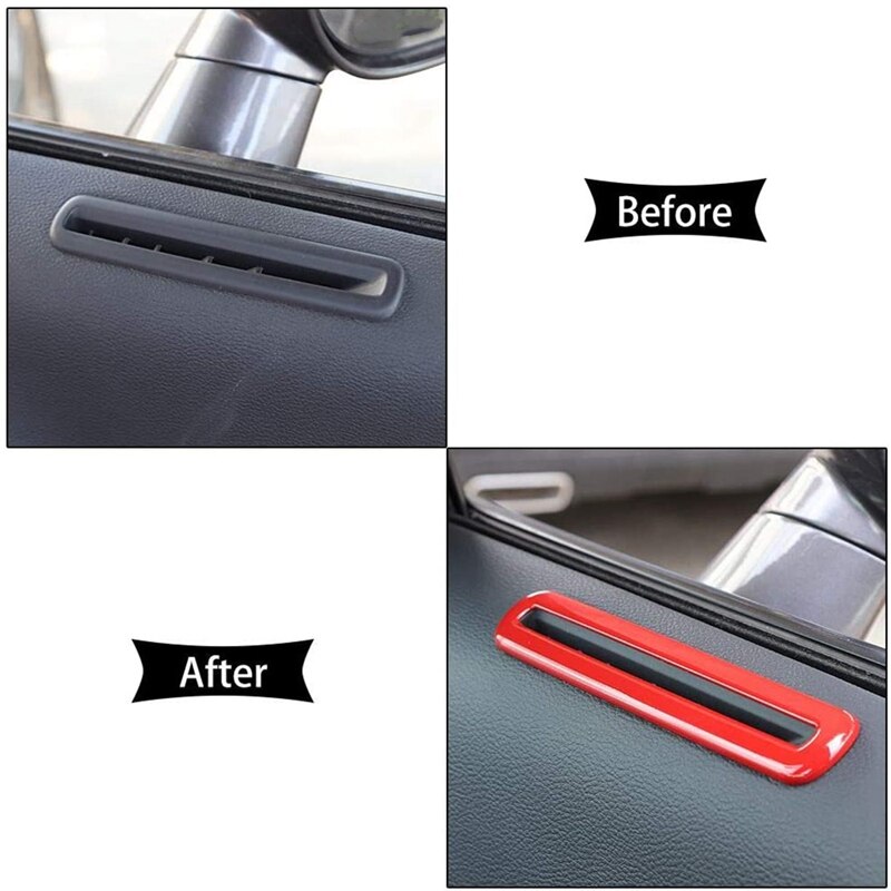 for Challenger Door Air Conditioner Outlet Vent Trim Accessories for Dodge Challenger