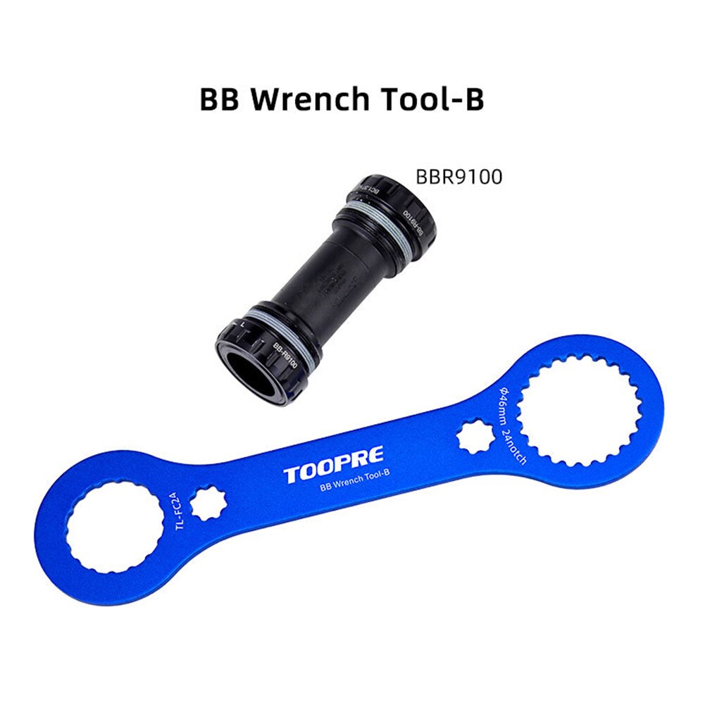 Wrench Bottom Bracket Tool 44mm 46mm 16 24 Notch Installation Tool Remover for BB51/BB52/BB70/BB71/RS500/MT500/GXP/IXF/BBR60