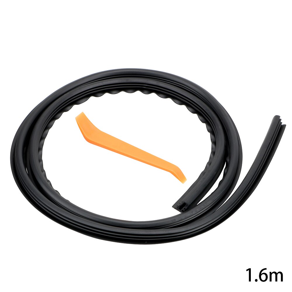 FORAUTO Noise Sound Insulation Rubber Strip Auto Rubber Dashboard Seal Strip Car Stickers Filler Weatherstrip styling Moulding: 1.6m