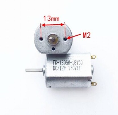 1Pc D As FK-130SH-18150 FK-130SD-19110 130 Platte As Carbon Borstel Auto Achteruitkijkspiegel Vouw Motor 12V Hoge Snelheid model Motor