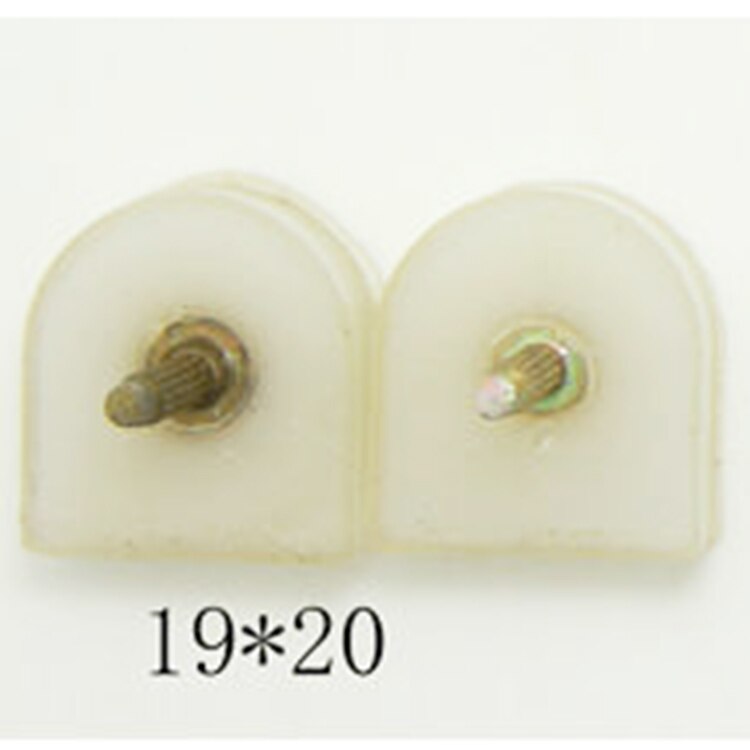 Guguluza 5 par hvide højhælede sko dyvel stilet reparation udskiftning tips stifter løfter hælbeskytter lydløshed til kvinder: 19 20