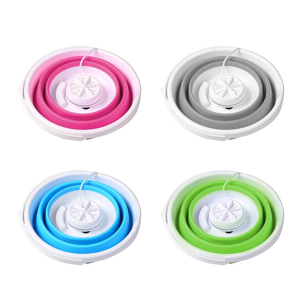 mini pralka ultradźwiękowa przenośna turbosprężarka osobista podkładka obrotowa wygodna podróż służbowa USB