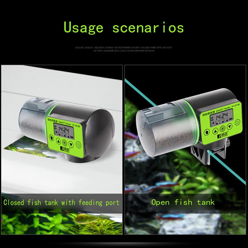 Smart Automatic Fish Feeder Aquarium Feeder Fish Tank Auto Feeding Dispenser