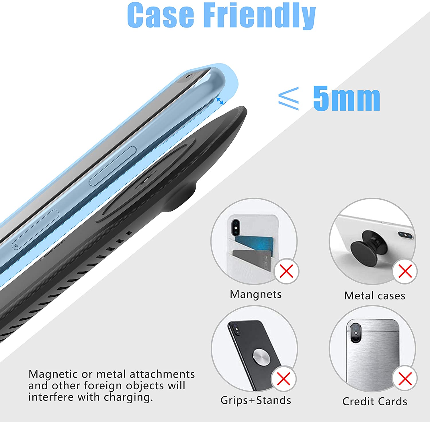 Base de carga inalámbrica para Apple Watch, cargador inalámbrico 2 en 1 de 10W para iPhone 11, XS, XR, X, 8, iwatch 6, 5, 4, 3, 2, Airpods Pro