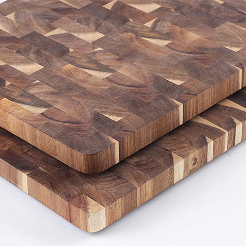 Premium Acacia Wood Cutting Board Solid Sturdy Chopping Serving Tray Platter Perfect