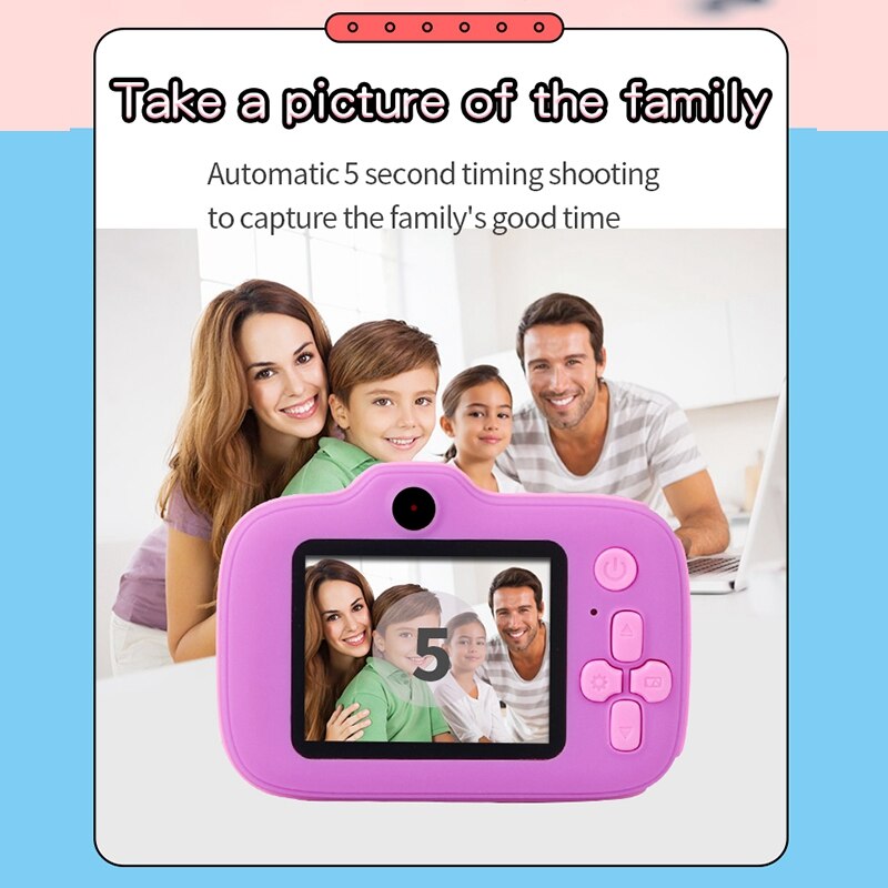 Children Camera 2000W Double Shot Digital Video Photo Camera LCD Sn Display Children Game Study Camera