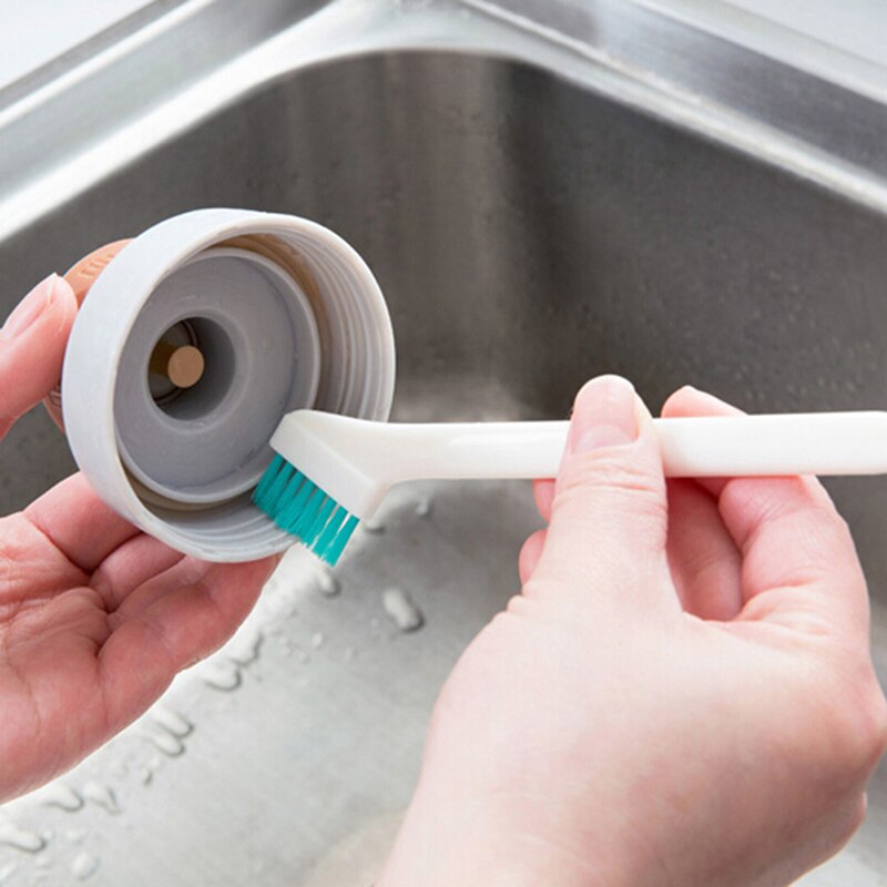 2 teile/satz Schmale Pinsel Langen Griff Tragbare Baby Milch Flasche Lücke Reinigung Pinsel