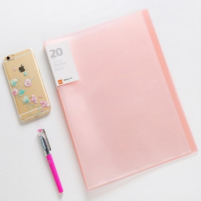 A4 Plastic Budget Binder File Folders For Documents 40/60 Pages Filing Products Office Supplies Desk Stationery Organizer